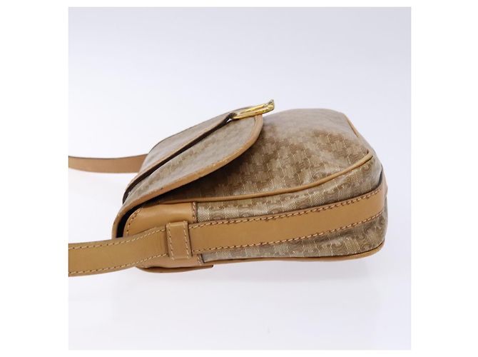 Céline Borsa a Spalla Celine Macadam in Pelle PVC Beige - vista 4