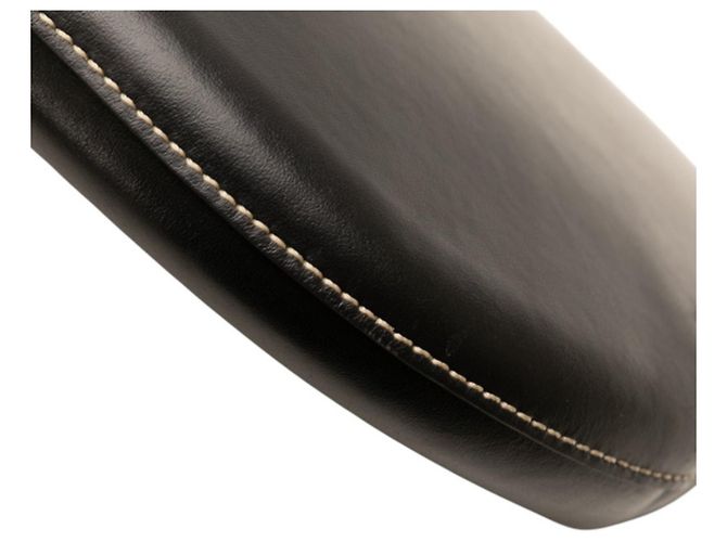 Borsa a spalla in pelle nera con logo TB di Burberry Nero - vista 5
