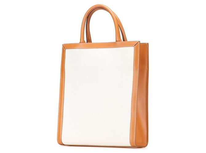 Céline Borsa a mano verticale Cabas piccola di Celine Marrone - vista 2