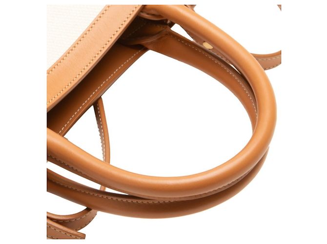 Céline Borsa a mano verticale Cabas piccola di Celine Marrone - vista 4