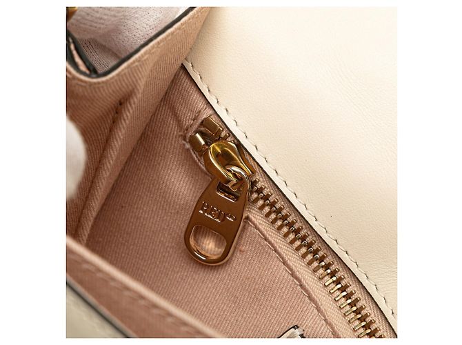 Borsa in pelle rosa e bianca Valentino Bianco - vista 7