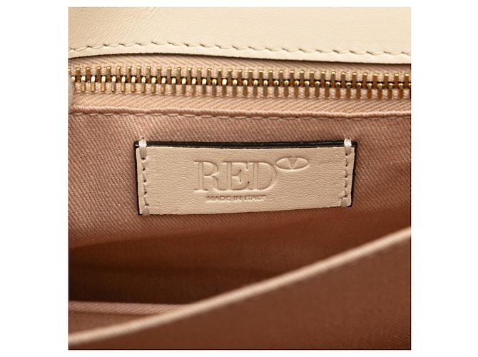 Borsa in pelle rosa e bianca Valentino Bianco - vista 8