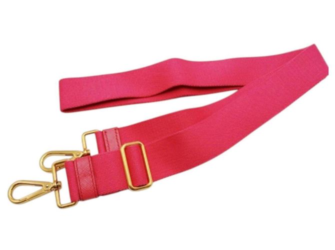 Prada Canapa Mini Tote aus Canvas in Pink - Ansicht 20