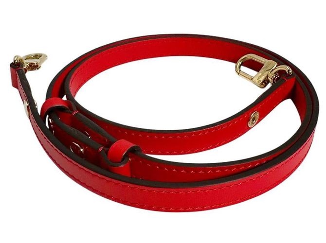 Borsa a Spalla Coquelicot Louis Vuitton Marrone Rosso Monogramma - vista 13