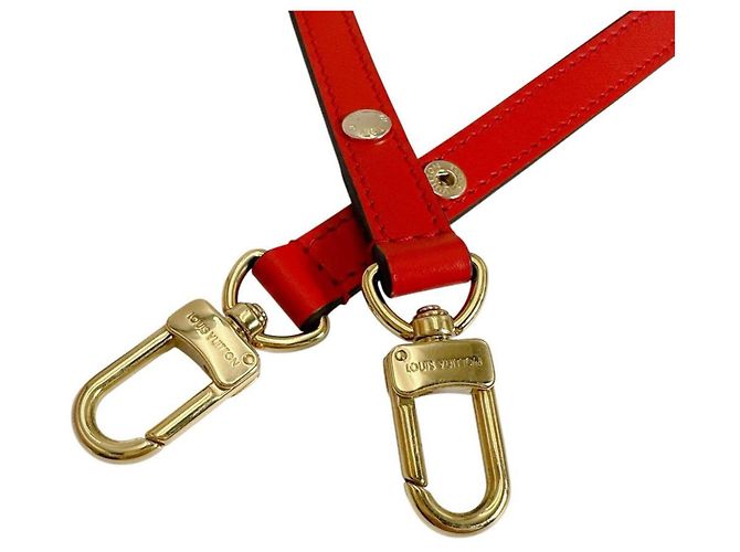 Borsa a Spalla Coquelicot Louis Vuitton Marrone Rosso Monogramma - vista 14
