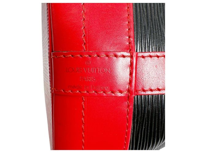 Noe Borsa a Spalla Noé Epi Louis Vuitton Nero Rosso - vista 18