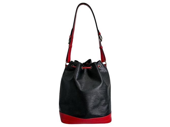 Noe Borsa a Spalla Noé Epi Louis Vuitton Nero Rosso - vista 2