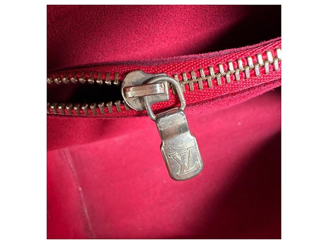 Borsa a mano in pelle Epi Pont Neuf Louis Vuitton Rosso - vista 18