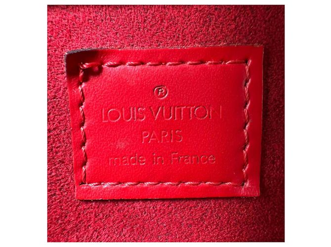 Borsa a mano in pelle Epi Pont Neuf Louis Vuitton Rosso - vista 20