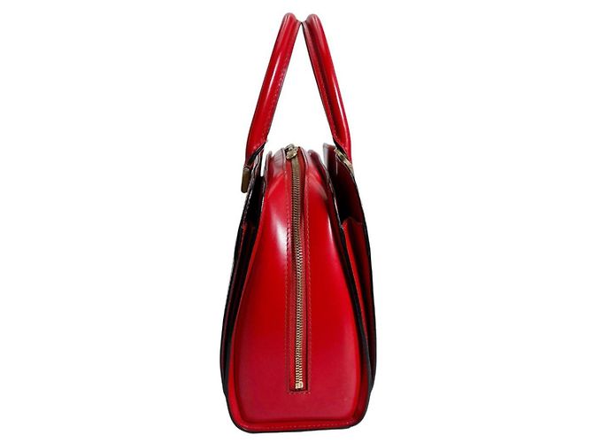 Borsa a mano in pelle Epi Pont Neuf Louis Vuitton Rosso - vista 3