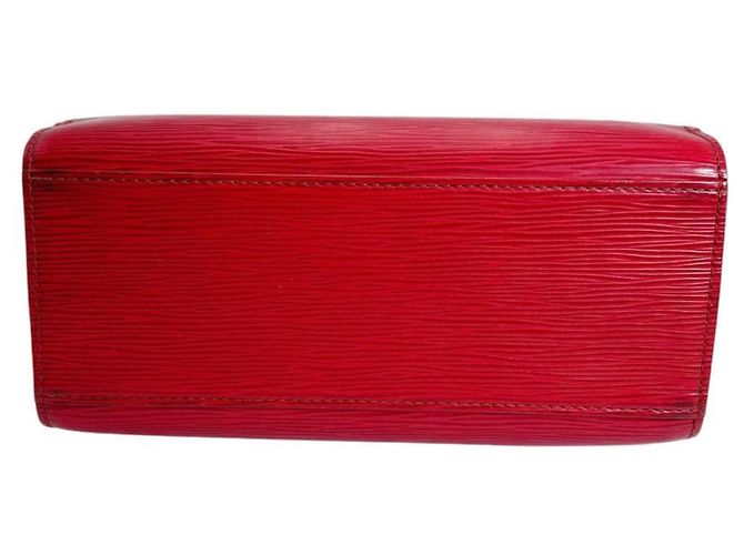 Borsa a mano in pelle Epi Pont Neuf Louis Vuitton Rosso - vista 4