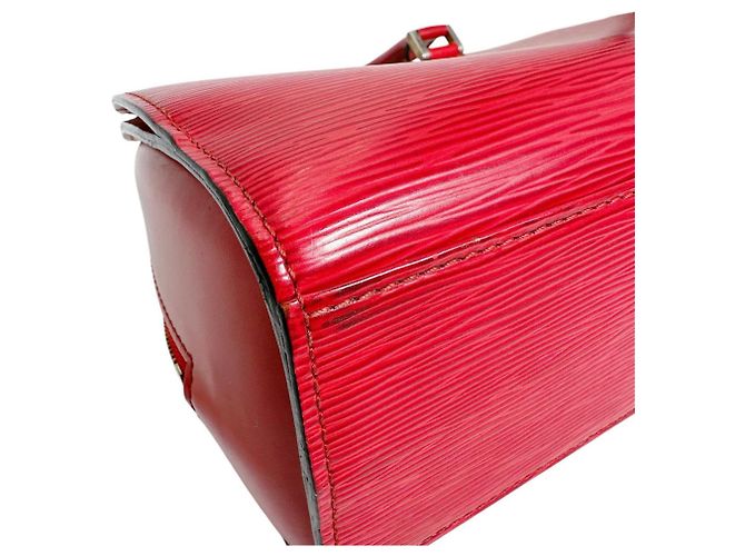 Borsa a mano in pelle Epi Pont Neuf Louis Vuitton Rosso - vista 6
