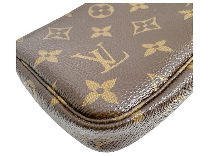 Borsa Mini Pochette Accessoires Monogram Louis Vuitton Marrone Monogramma - vista 5