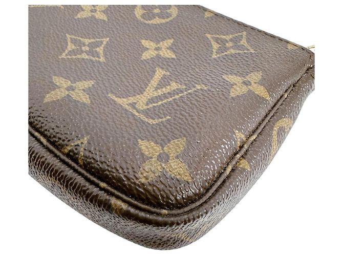 Borsa Mini Pochette Accessoires Monogram Louis Vuitton Marrone Monogramma - vista 6