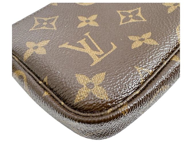 Borsa Mini Pochette Accessoires Monogram Louis Vuitton Marrone Monogramma - vista 7