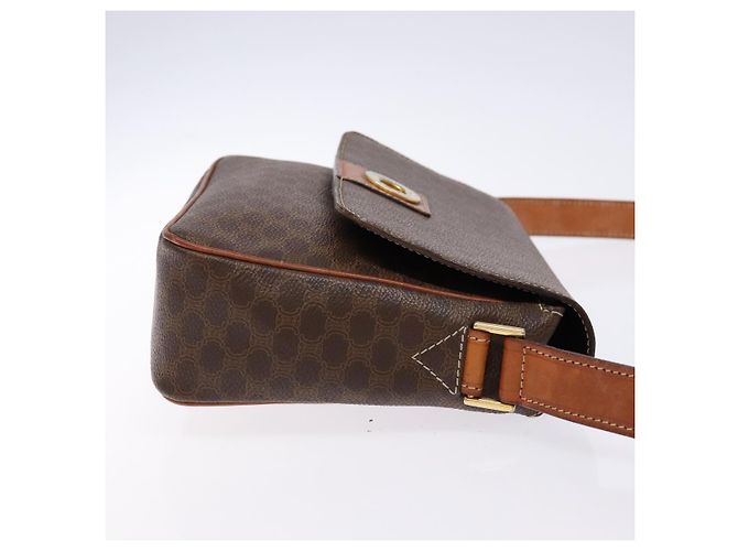 Céline Bolso de Hombro Celine Macadam de Cuero PVC Castaño - vista 3