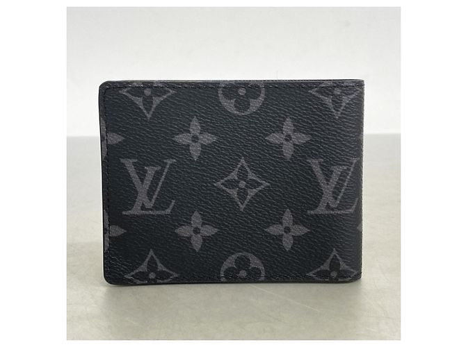 Louis Vuitton Monogram Eclipse Slender Wallet Black - view 6