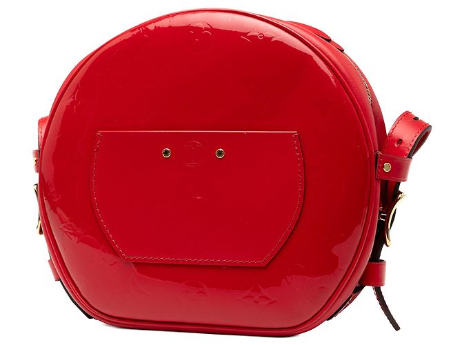 Louis Vuitton Boîte Chapeau Souple PM in Vernice Monogramma Rossa Rosso - vista 2