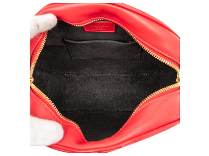 Louis Vuitton Boîte Chapeau Souple PM in Vernice Monogramma Rossa Rosso - vista 4