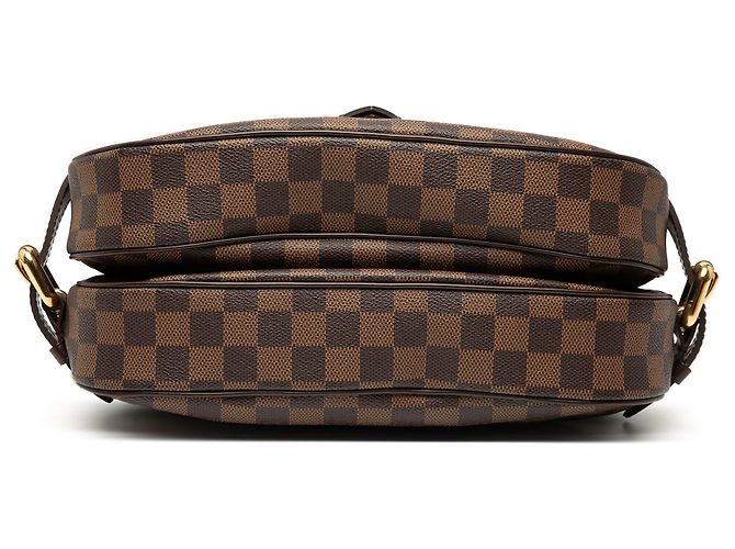 Louis Vuitton Marrone Damier Ebene Highbury - vista 3