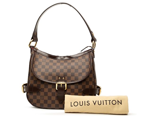 Louis Vuitton Marrone Damier Ebene Highbury - vista 8