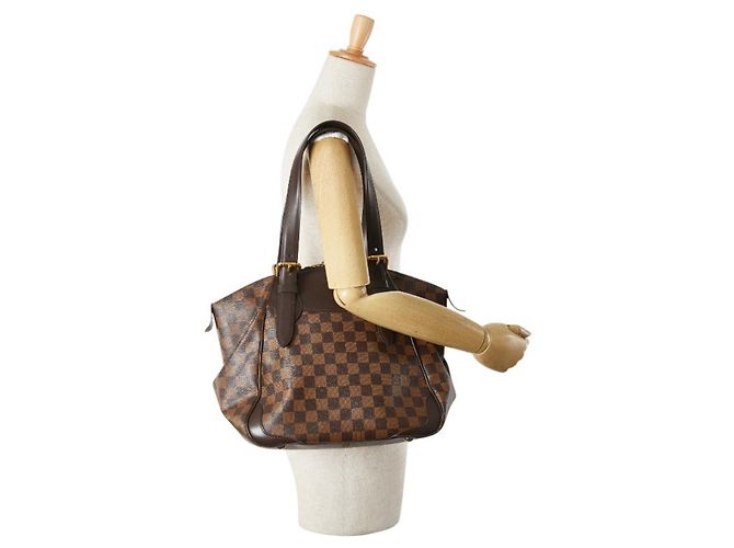 Borsa Louis Vuitton Damier Verona PM Marrone - vista 13