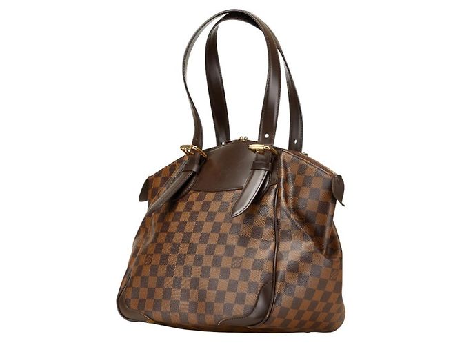 Borsa Louis Vuitton Damier Verona PM Marrone - vista 2