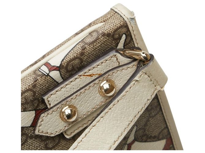 Gucci GG Supreme Boot Print Umhängetasche Mehrfarben Beige - Ansicht 6