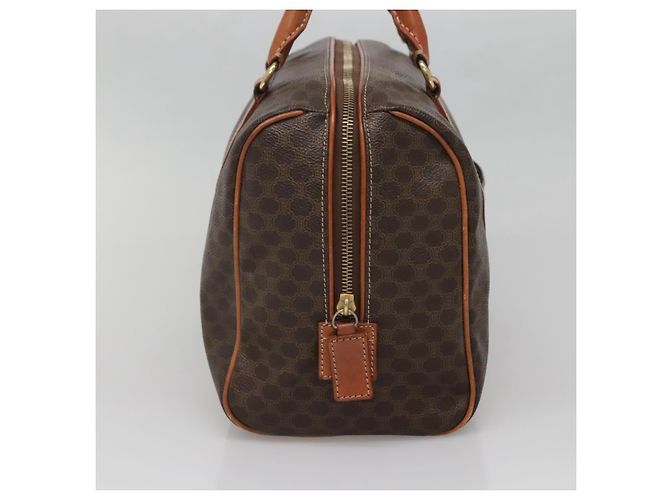 Céline Borsa Celine Macadam Macadam in pelle Marrone - vista 3