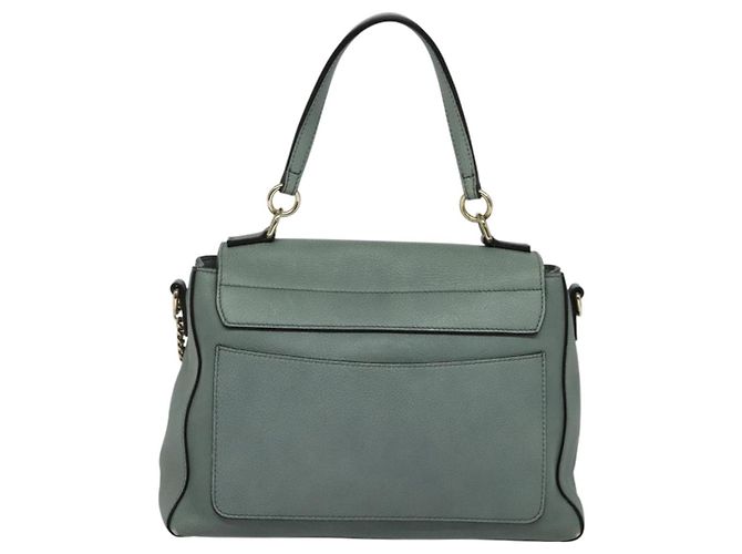 Chloé Borsa Faye Day in pelle media di Chloe Verde - vista 2