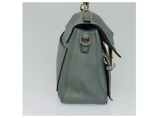 Chloé Borsa Faye Day in pelle media di Chloe Verde - vista 3
