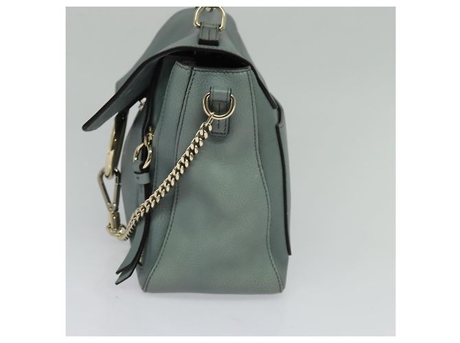 Chloé Borsa Faye Day in pelle media di Chloe Verde - vista 4