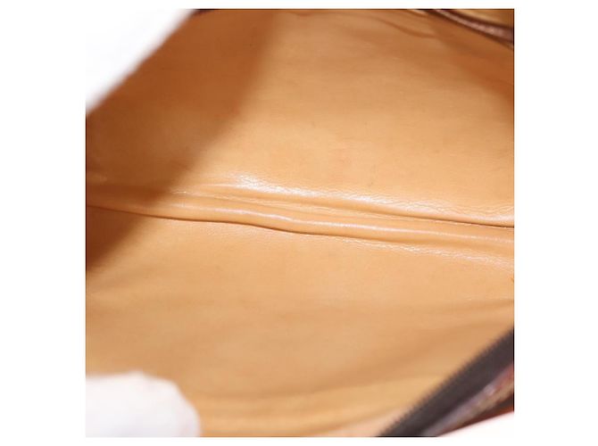 Céline Borsa a Spalla Celine Macadam in Pelle PVC Marrone - vista 5