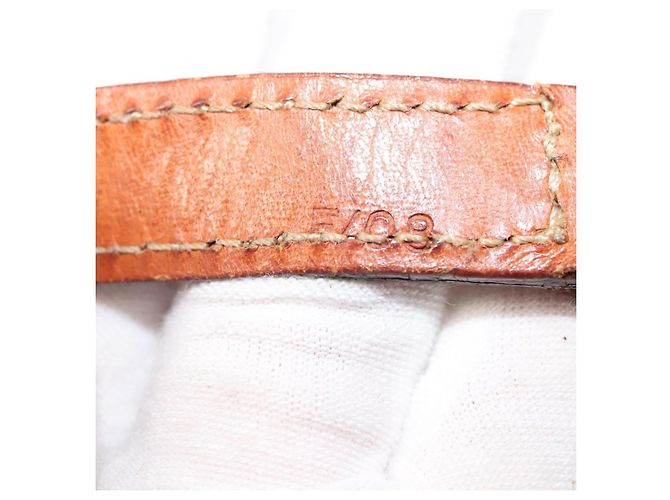 Céline Borsa a Spalla Celine Macadam in Pelle PVC Marrone - vista 7