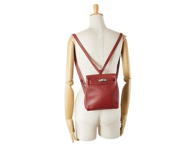 Hermès Zaino Hermes Kelly Ad PM Rosso - vista 12