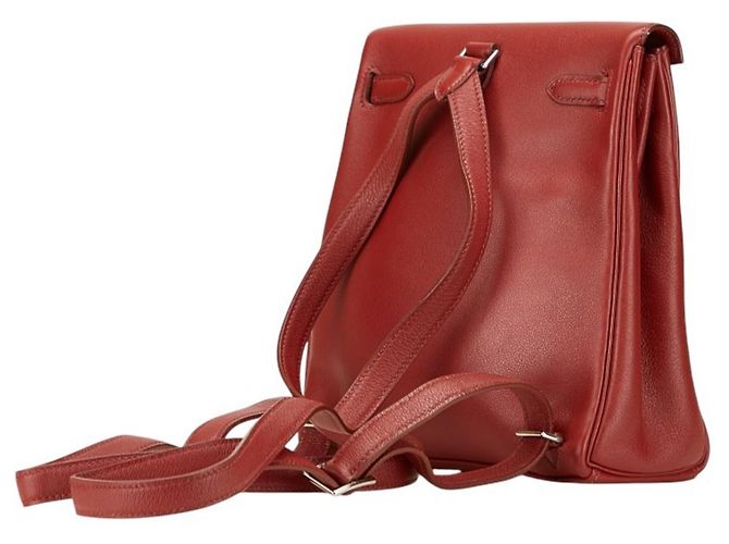 Hermès Zaino Hermes Kelly Ad PM Rosso - vista 2