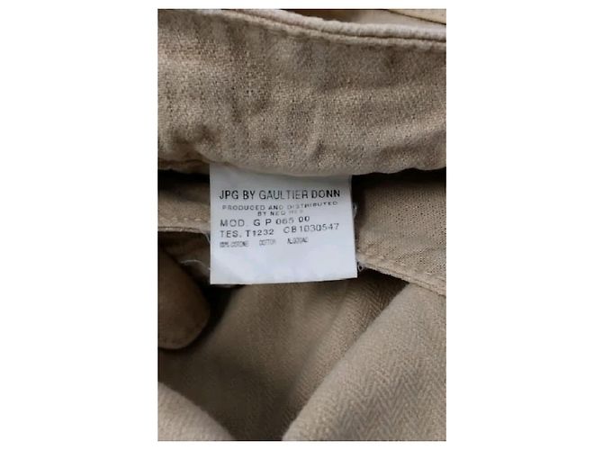 Jean Paul Gaultier Jeans bootcut de algodão bege - vista 6