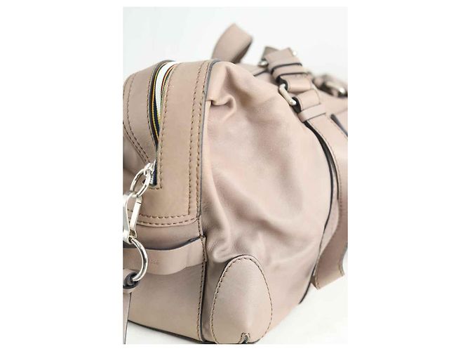 Chloé Borsa in pelle beige - vista 5