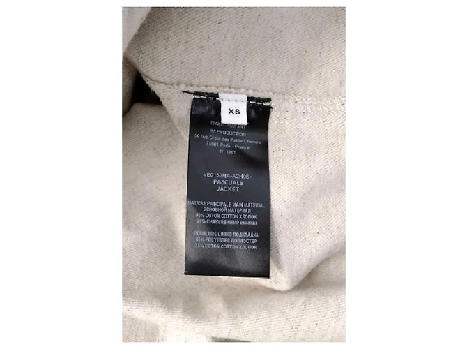 Isabel Marant Giacca in cotone beige - vista 6