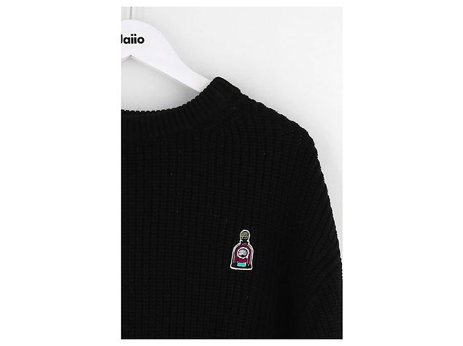 Autre Marque Black wool sweater - view 3