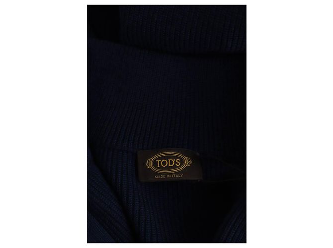 Tod's Navy wool sweater Navy blue - view 5