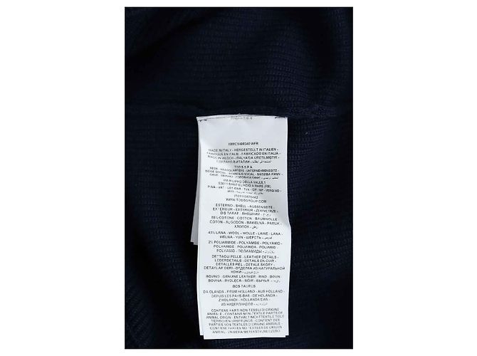 Tod's Navy wool sweater Navy blue - view 6