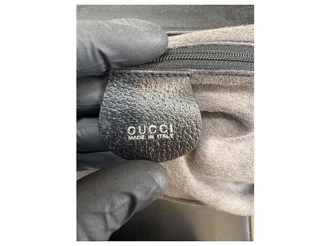 Borsa a mano Gucci in pelle nera Nero - vista 15