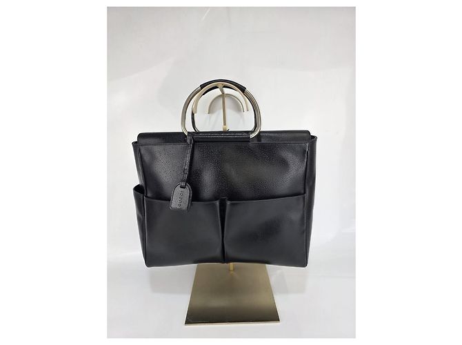 Borsa a mano Gucci in pelle nera Nero - vista 2