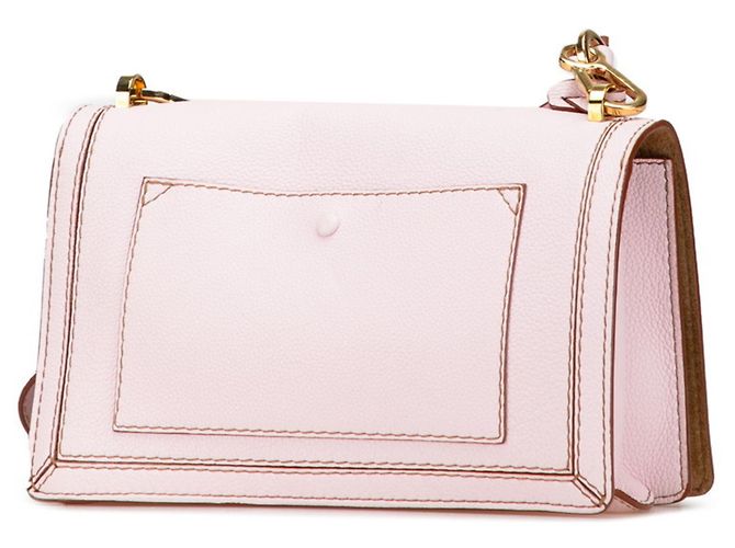 Borsa a Spalla Loewe Barcelona Marrone Rosa - vista 2