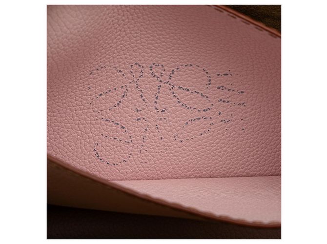 Borsa a Spalla Loewe Barcelona Marrone Rosa - vista 4