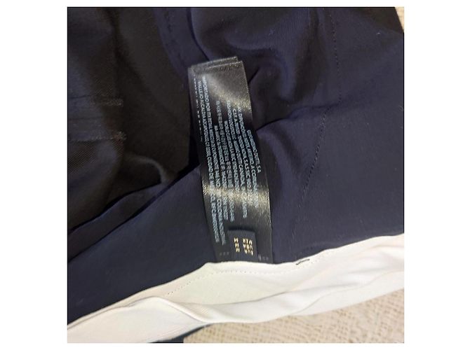 Massimo Dutti Falda negra recta con aberturas Negro - vista 7