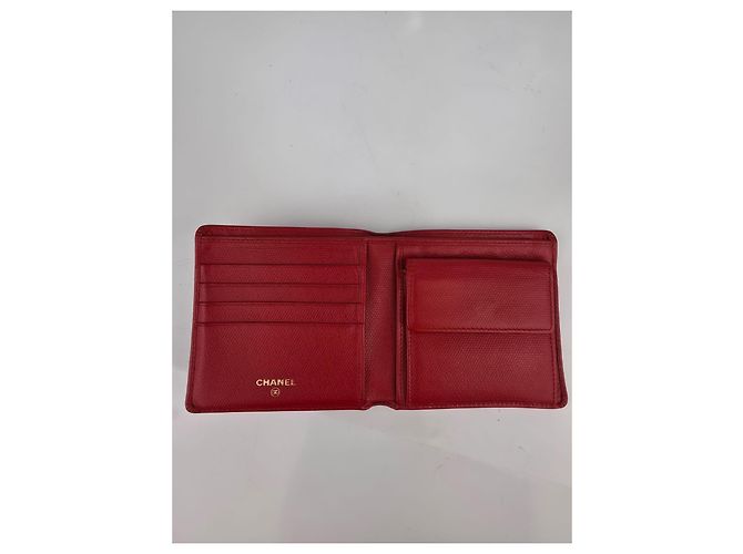 Carteras Chanel de cuero rojo Roja - vista 3