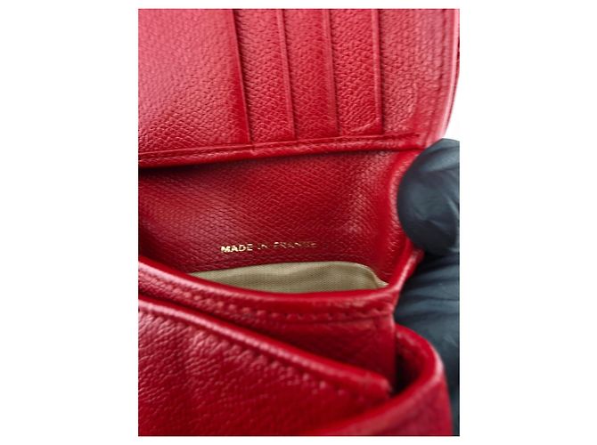 Carteras Chanel de cuero rojo Roja - vista 7