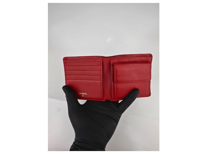 Carteras Chanel de cuero rojo Roja - vista 8